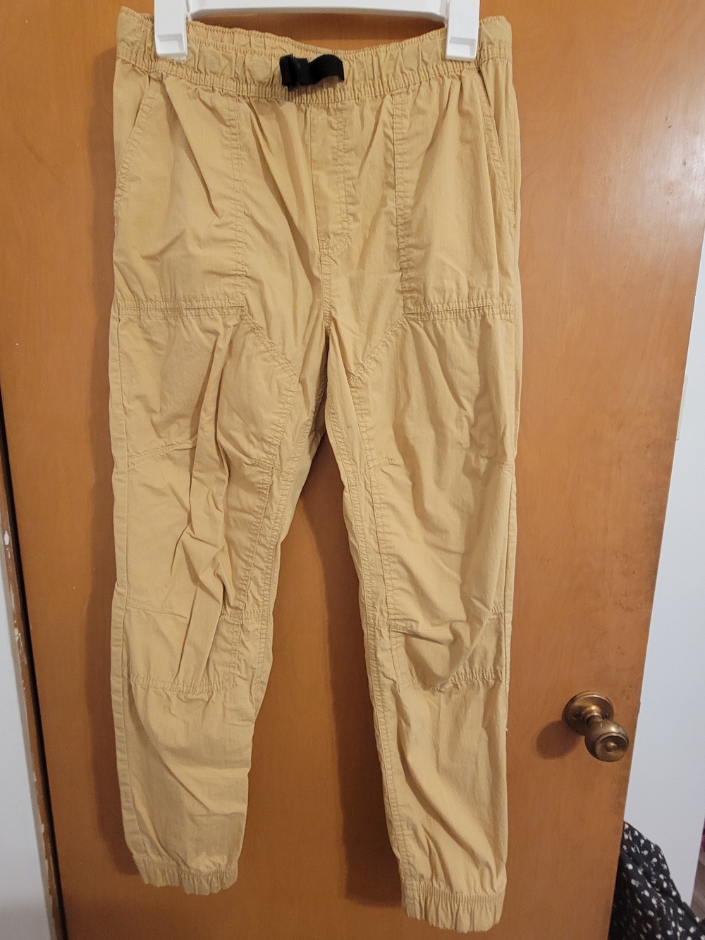 wonder nation Men's Drawstring Jogger Pants in Khaki